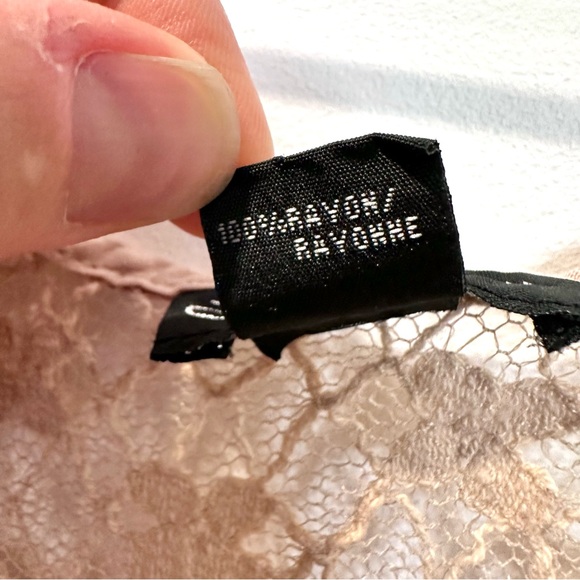 ๐๏ธ4 for 20$ / Seduction Lace back crop knot tank top cami / Beige / L - Picture 8 of 8